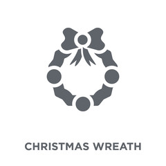 Christmas wreath icon from Christmas collection.