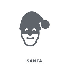 Santa icon from Christmas collection.