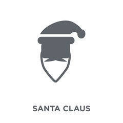 Santa claus icon from Christmas collection.