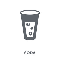 Soda icon from Christmas collection.