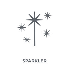 Sparkler icon from Christmas collection.