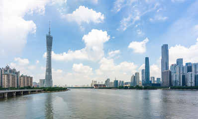 Fototapeta premium Kanton panoramę miasta