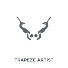 Trapeze artist icon from Circus collection.
