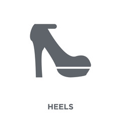 Heels icon from Clothes collection.