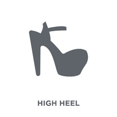 High heel icon from  collection.