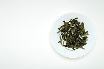 Japanese food nori dry seaweed