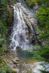 Fototapeta na wymiar Coastal waterfall