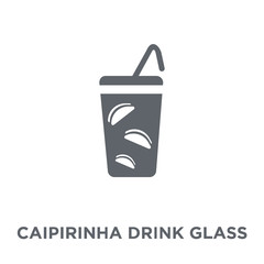 Caipirinha drink glass of Brazil icon from Brazilian icons collection.