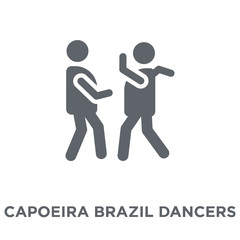 Capoeira Brazil dancers icon from Brazilian icons collection.