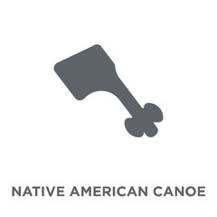 Native American Canoe icon from American Indigenous Signals collection.