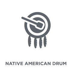 Native American Drum icon from American Indigenous Signals collection.