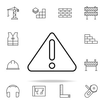 Danger Icon. Construction Icons Universal Set For Web And Mobile