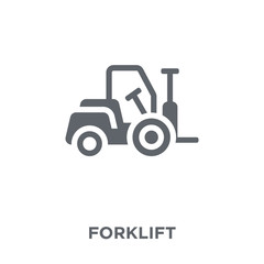 Forklift icon from Delivery and logistic collection.