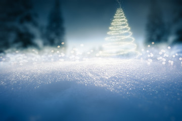 Weihnachten - Weihnachtsbaum - Hintergrund