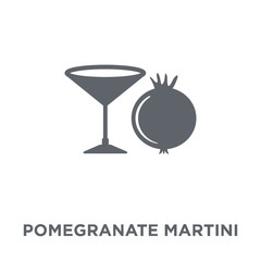 Pomegranate Martini icon from Drinks collection.