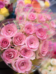 ピンクのバラの花