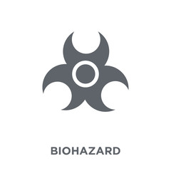 Biohazard icon from Ecology collection.