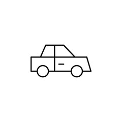 car icon. Element of simple web icon. Thin line icon for website design and development, app development. Premium icon