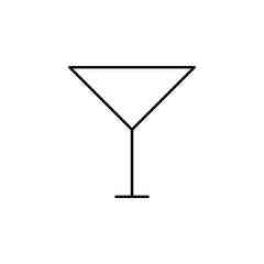 cocktail icon. Element of simple web icon. Thin line icon for website design and development, app development. Premium icon