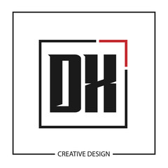 Initial Letter DX Logo Template Design