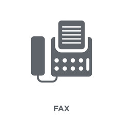 Fax icon from Electronic devices collection.