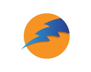 Lightning Logo Template vector icon illustration design