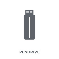 Pendrive icon from Electronic devices collection.