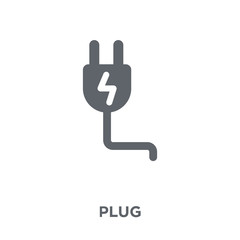 Plug icon from Electronic devices collection.