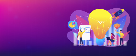 Vision statement concept banner header.