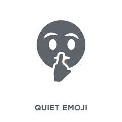 Quiet emoji icon from Emoji collection.