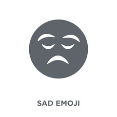 Sad emoji icon from Emoji collection.