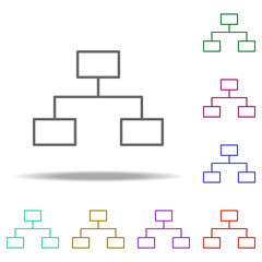 net icon. Elements of business in multi color style icons. Simple icon for websites, web design, mobile app, info graphics