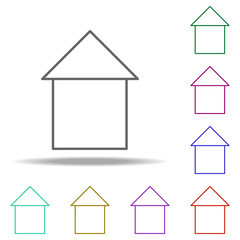 house icon. Elements of business in multi color style icons. Simple icon for websites, web design, mobile app, info graphics
