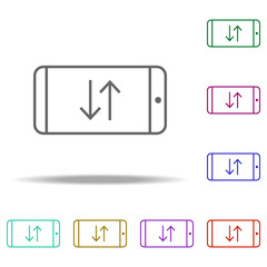 phone replacement icon. Elements of business in multi color style icons. Simple icon for websites, web design, mobile app, info graphics