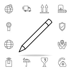 pen icon. logistics icons universal set for web and mobile