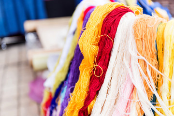 colour of silk weave handmade