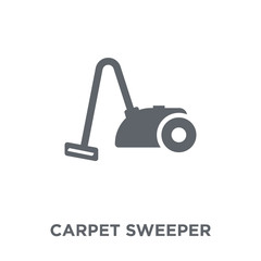 Carpet sweeper icon from Furniture and household collection.