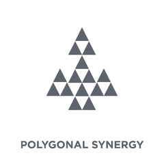 Polygonal synergy shapes icon from Geometry collection.