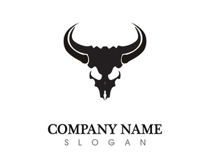 Bull horn logo and symbols template icons app