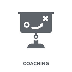Fototapeta premium Coaching icon from Human resources collection.