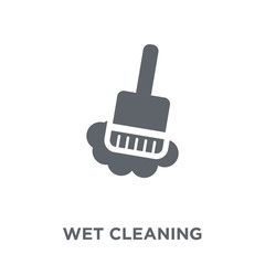 wet cleaning icon from Hygiene collection.