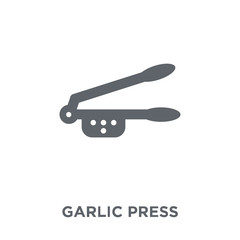 garlic press icon from Kitchen collection.