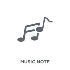 Music note icon from  collection.