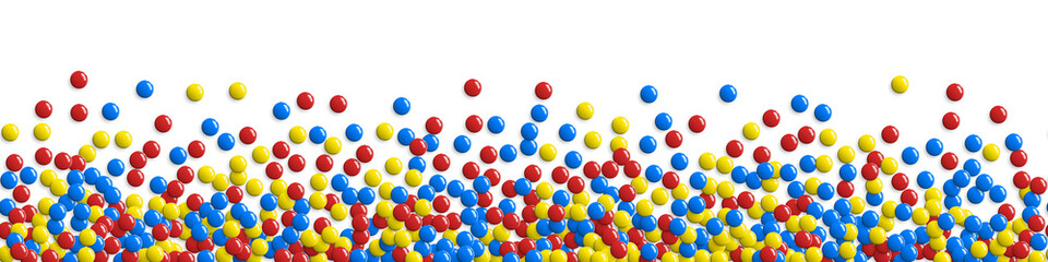 Round glossy buttons, game bubbles or sweet candies background