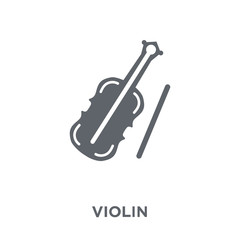 Violin icon from  collection.