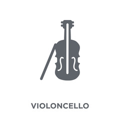 Violoncello icon from Music collection.