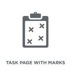 Task page with marks icon from Productivity collection.