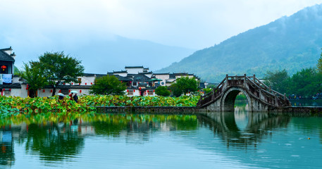 Obraz premium Hongcun Ancient Town, Anhui, China