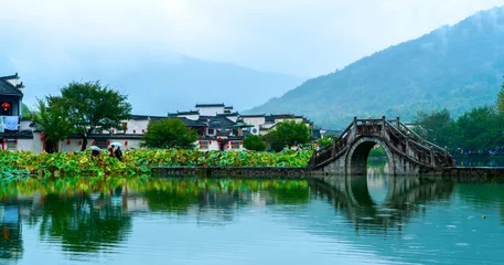Photo sur Plexiglas Monts Huang Hongcun Ancient Town, Anhui, China
