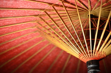 和傘の内側　